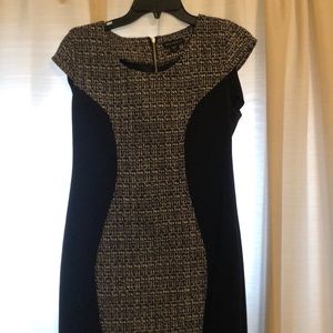 Black and gray tweed dress - great for work!